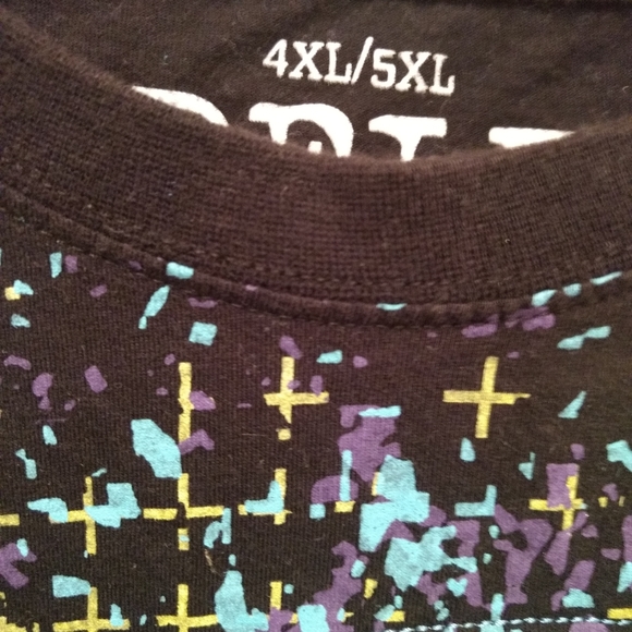 Delf Trading Imperious 4XL/5XL  T-shirt Skull Crossbones Cryptic Metallic - Picture 3 of 11